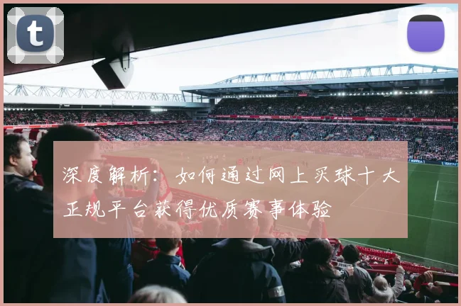 深度解析：如何通过网上买球十大正规平台获得优质赛事体验